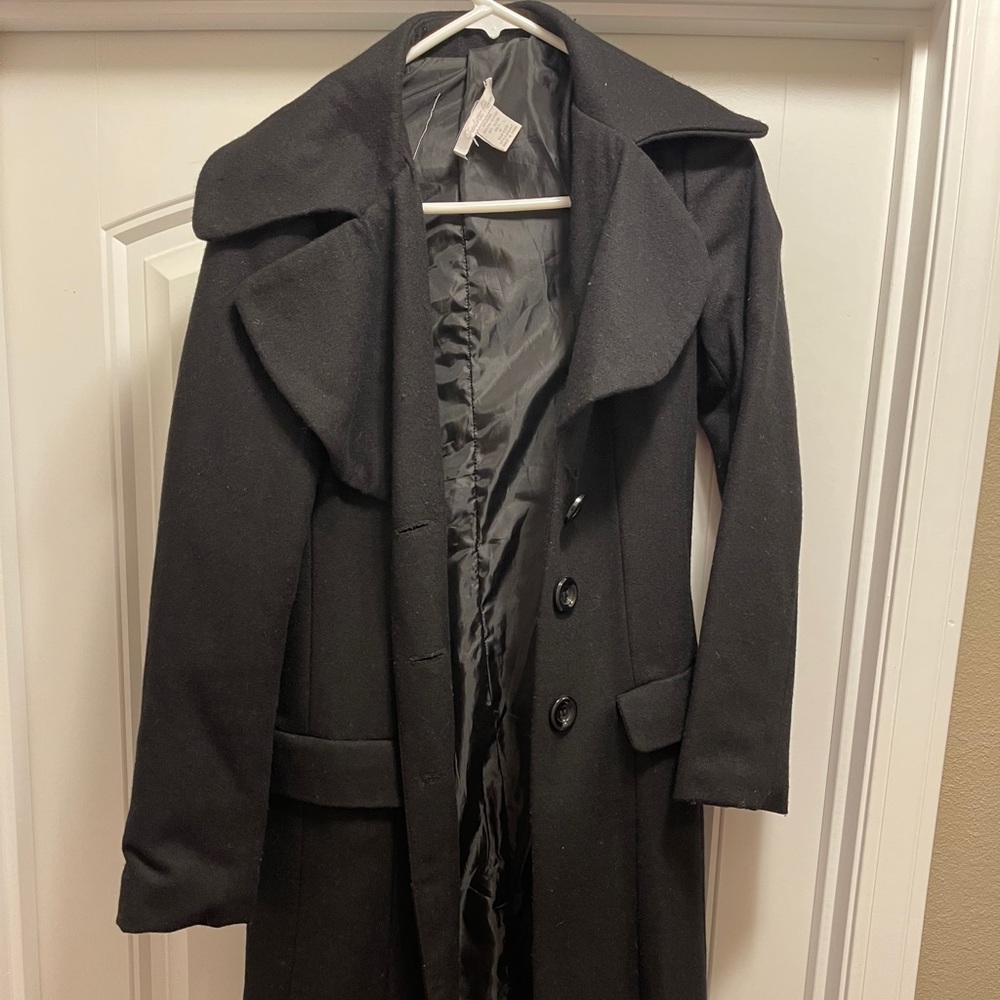 Charlotte Russe Black PeaCoat